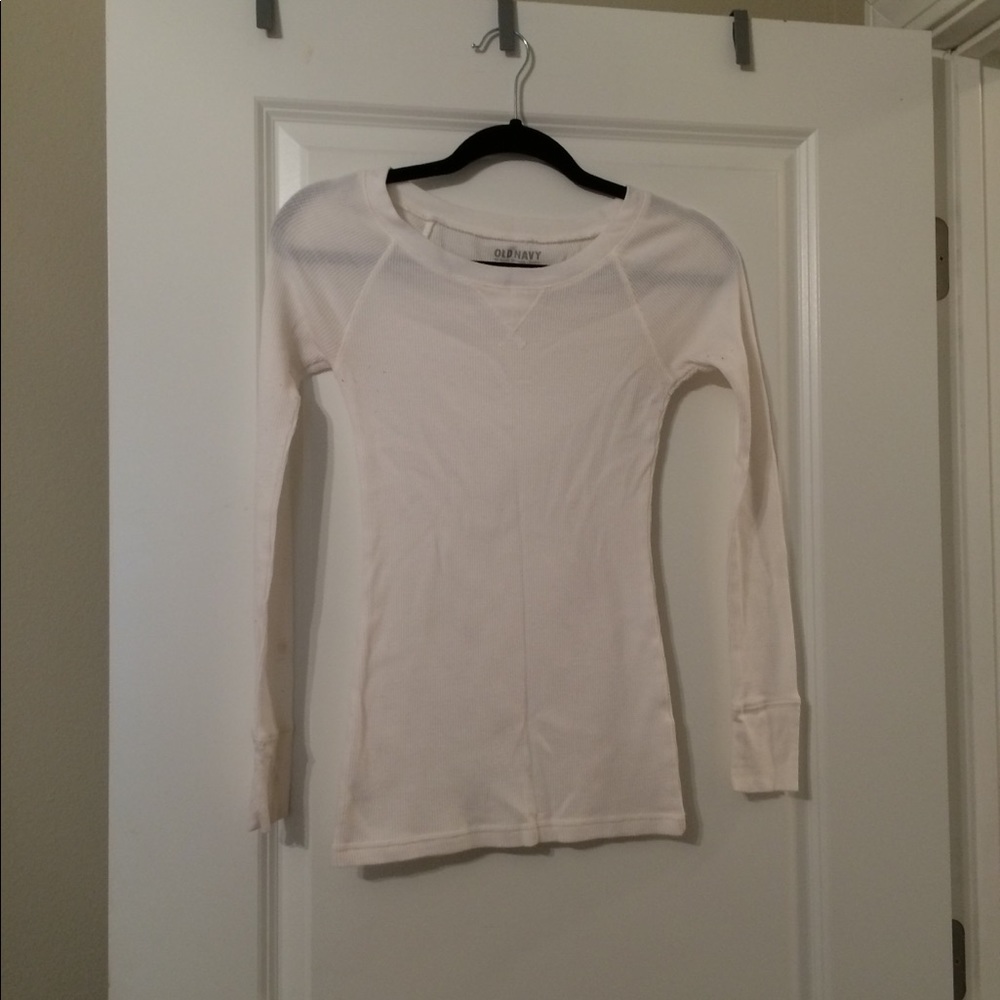 *5 for $20* Two White Old Navy Waffle Shirts